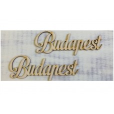 Budapest felirat 
